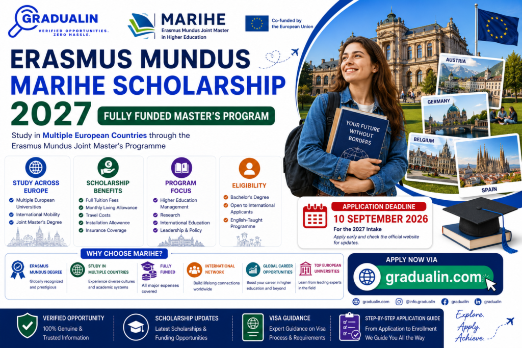 MARIHE Erasmus Mundus Scholarship 2027