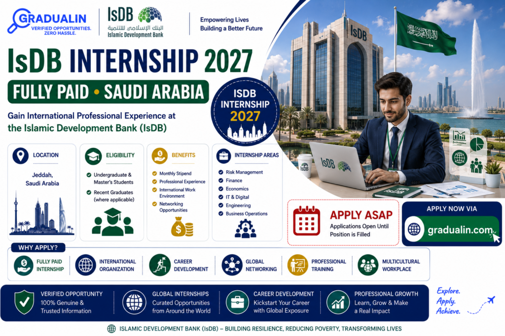IsDB internship 2027