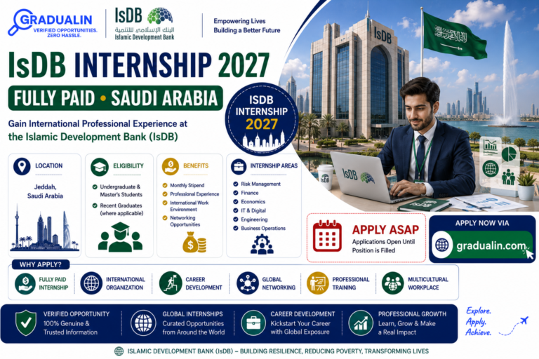 IsDB internship 2027