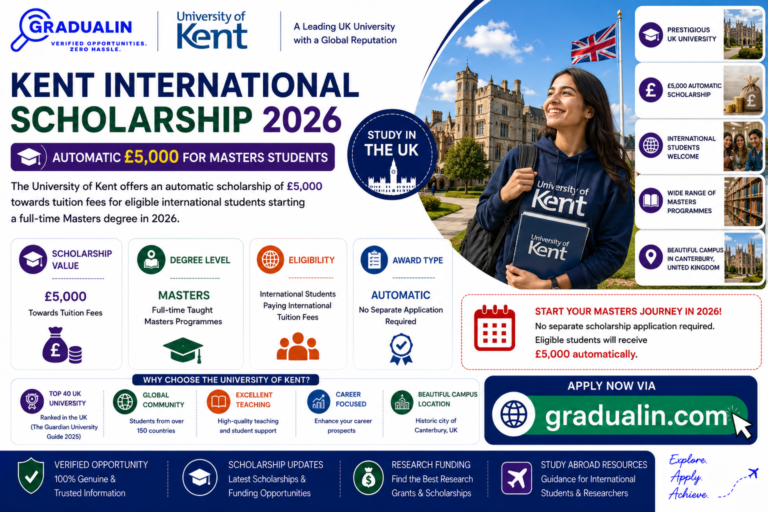Kent International Scholarship 2026