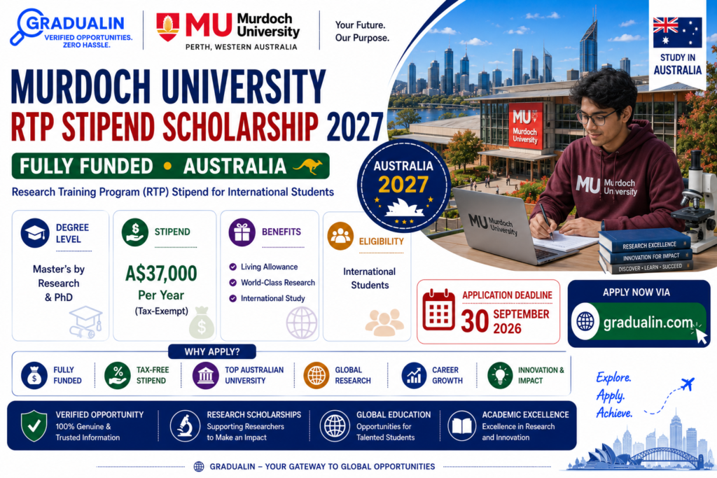 Murdoch University RTP Scholarship 2027