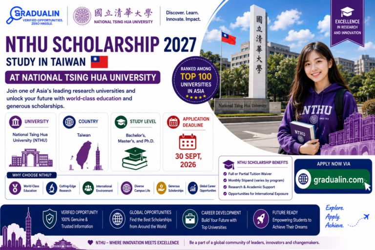 NTHU scholarship 2027