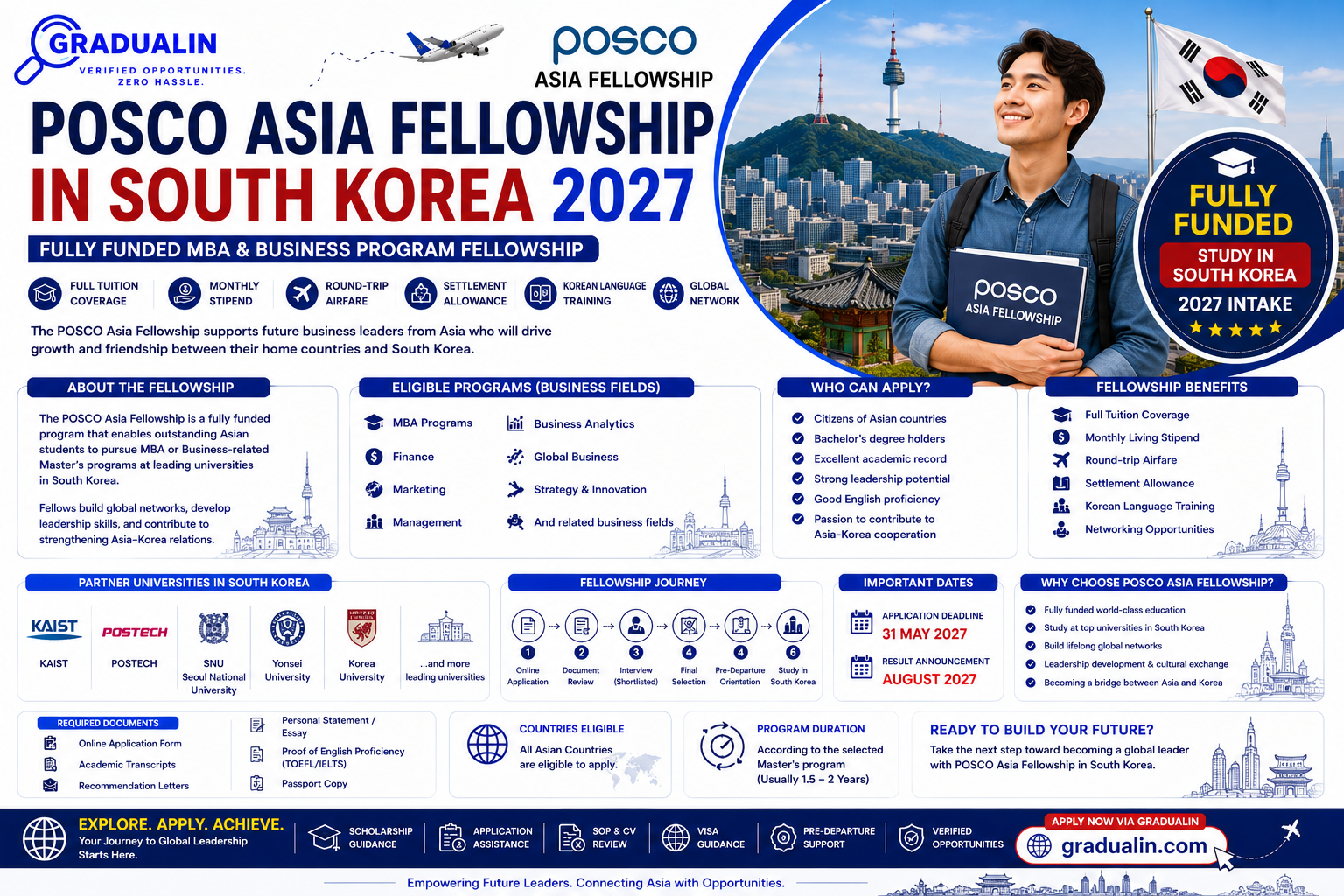 POSCO Global Scholarship in Korea