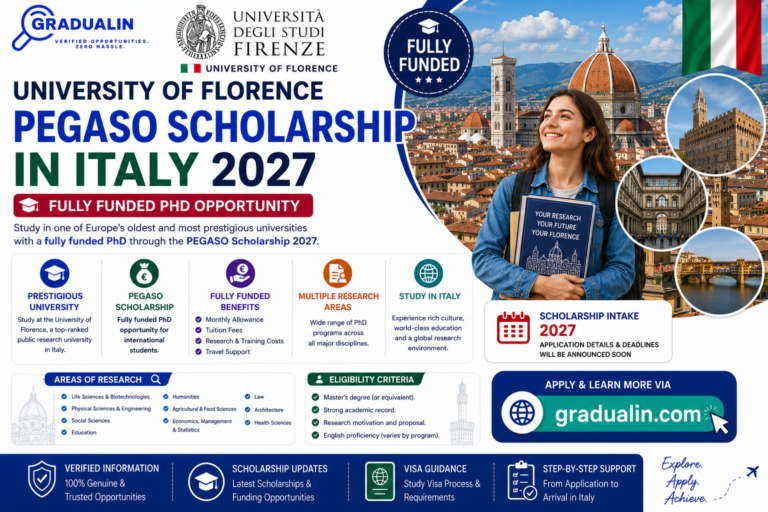 University of Florence PEGASO Scholarship 2026