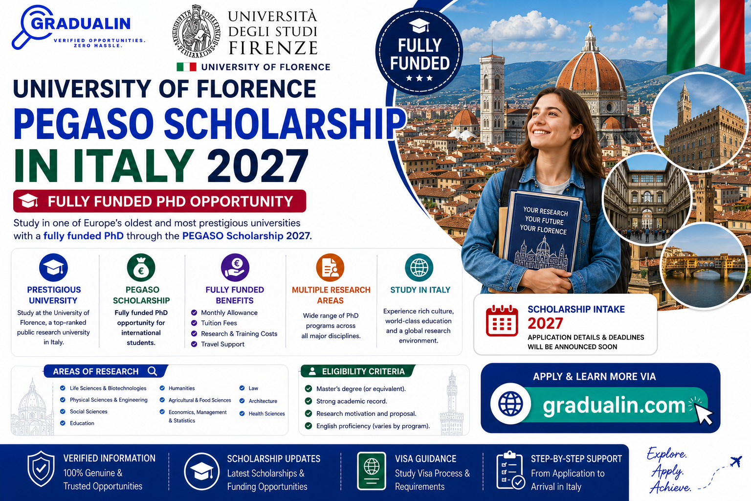 University of Florence PEGASO Scholarship 2026