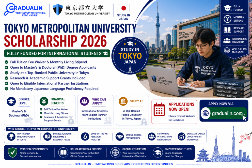 Tokyo Metropolitan University scholarship