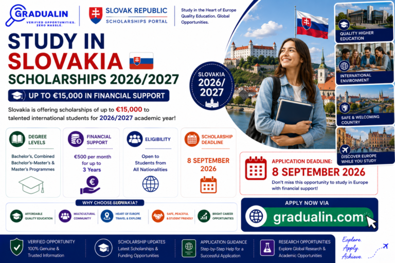 Slovakia scholarship 2026 international students