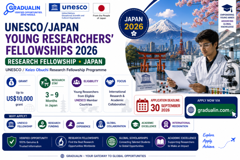 UNESCO Japan Young Researchers Fellowship 2026
