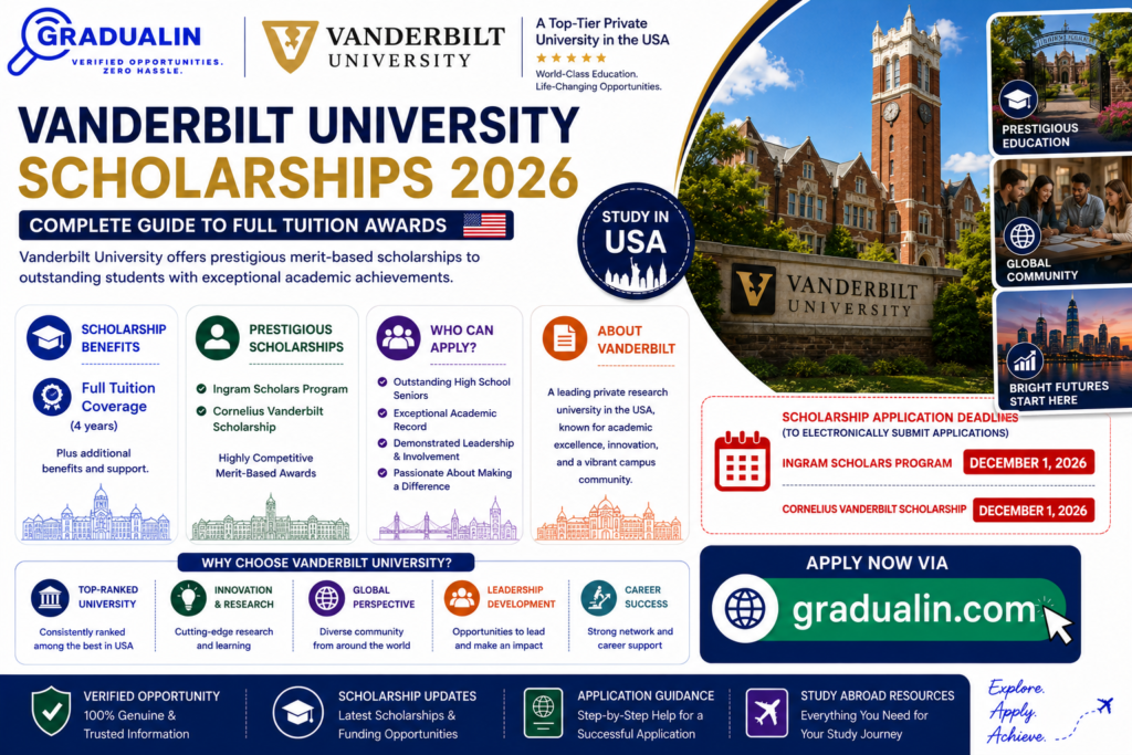Vanderbilt University scholarships 2026