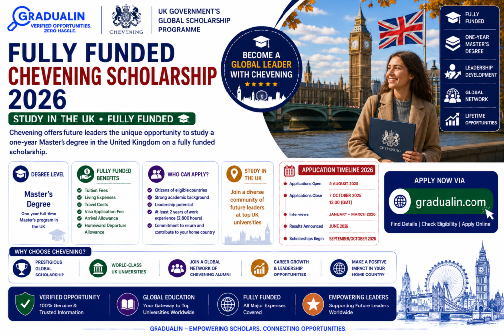 Chevening Scholarship 2026