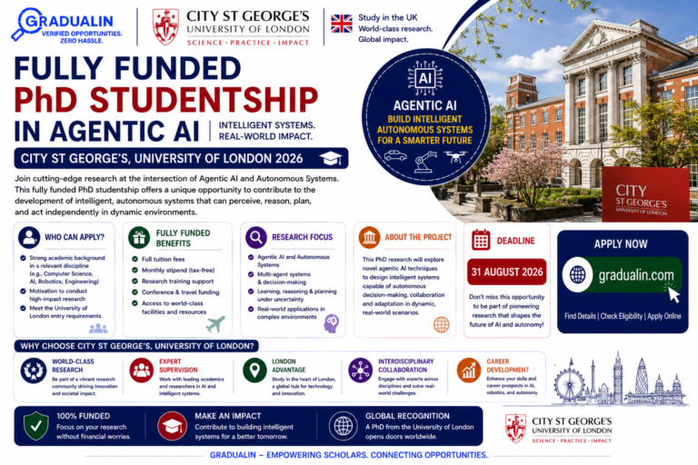 PhD studentship Agentic AI UK 2026
