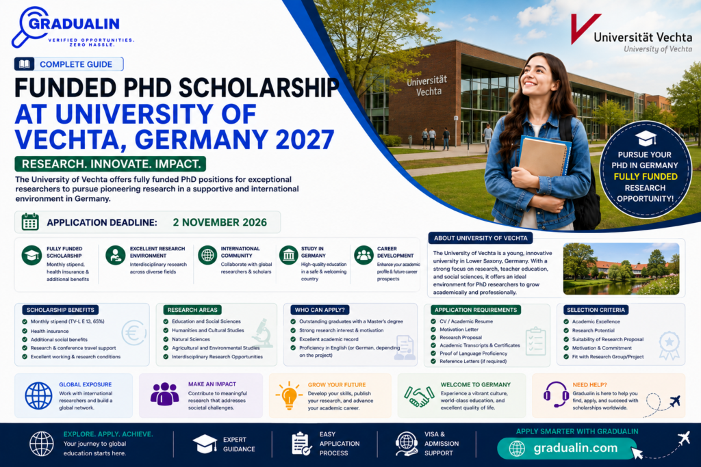 University of Vechta PhD Scholarship 2027