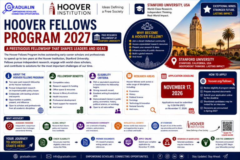 Hoover Fellows Program Stanford