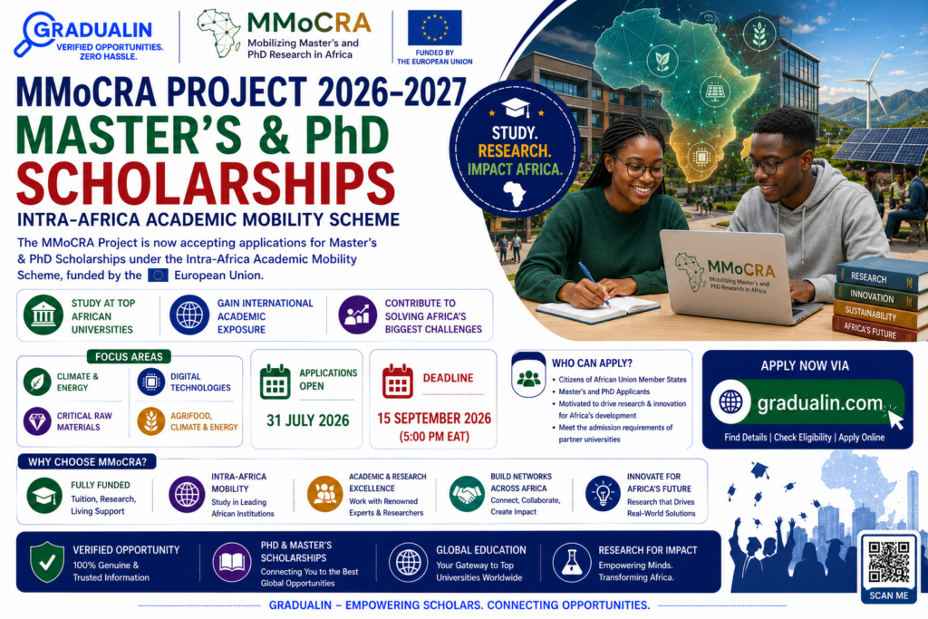 MMoCRA scholarship 2026