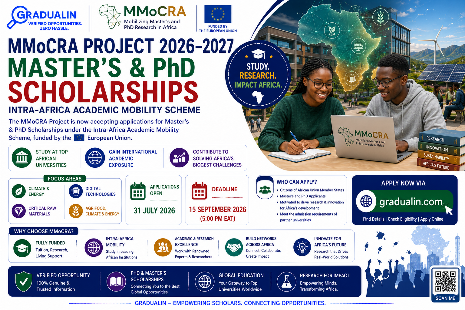 MMoCRA scholarship 2026