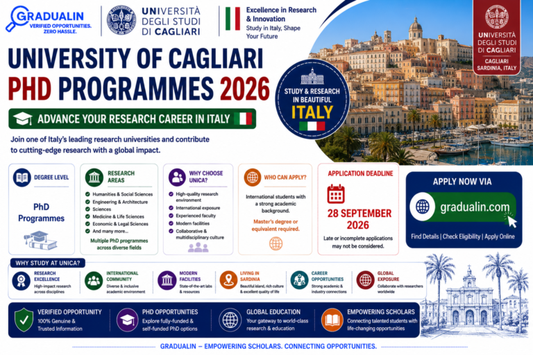 University of Cagliari PhD programmes 2026