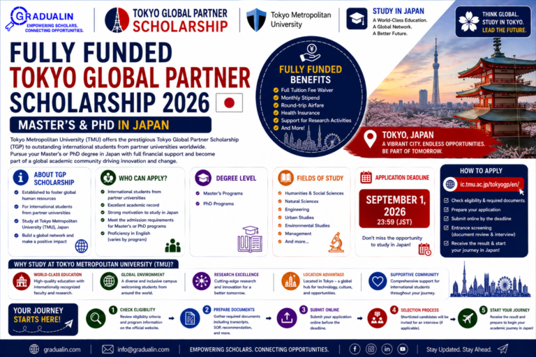 Tokyo Global Partner Scholarship 2026